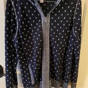 Chico’s Znergy Polka Dot Jacket Size 2 NWOT